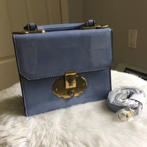 Anthropologie Miss Albright Glossy Crossbody